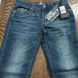 NWT Boys 7 for all mankind Luxe Sport Slimmy Jean size 6